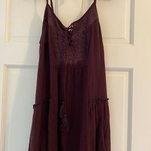 Maroon mini Dress